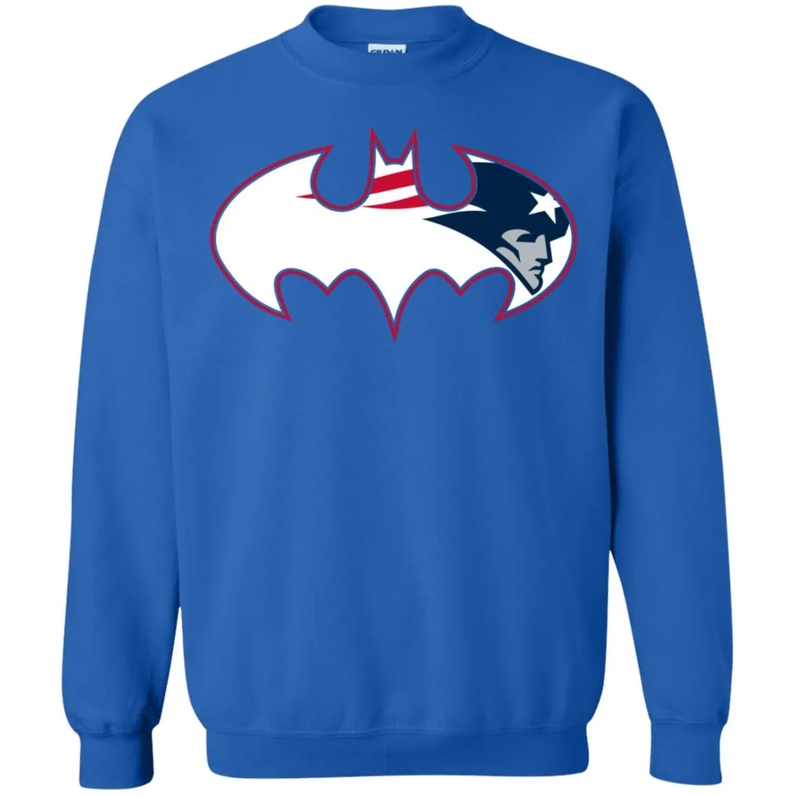 We Are The New England Patriots Batman Nfl Mashup Crewneck Pullover Sweatshirt