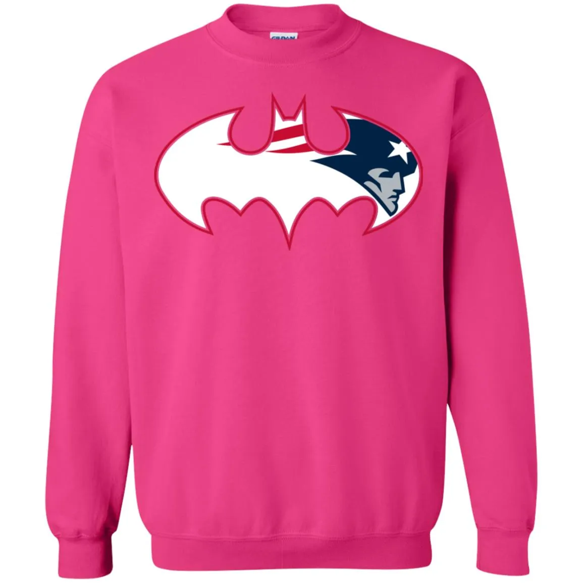 We Are The New England Patriots Batman Nfl Mashup Crewneck Pullover Sweatshirt