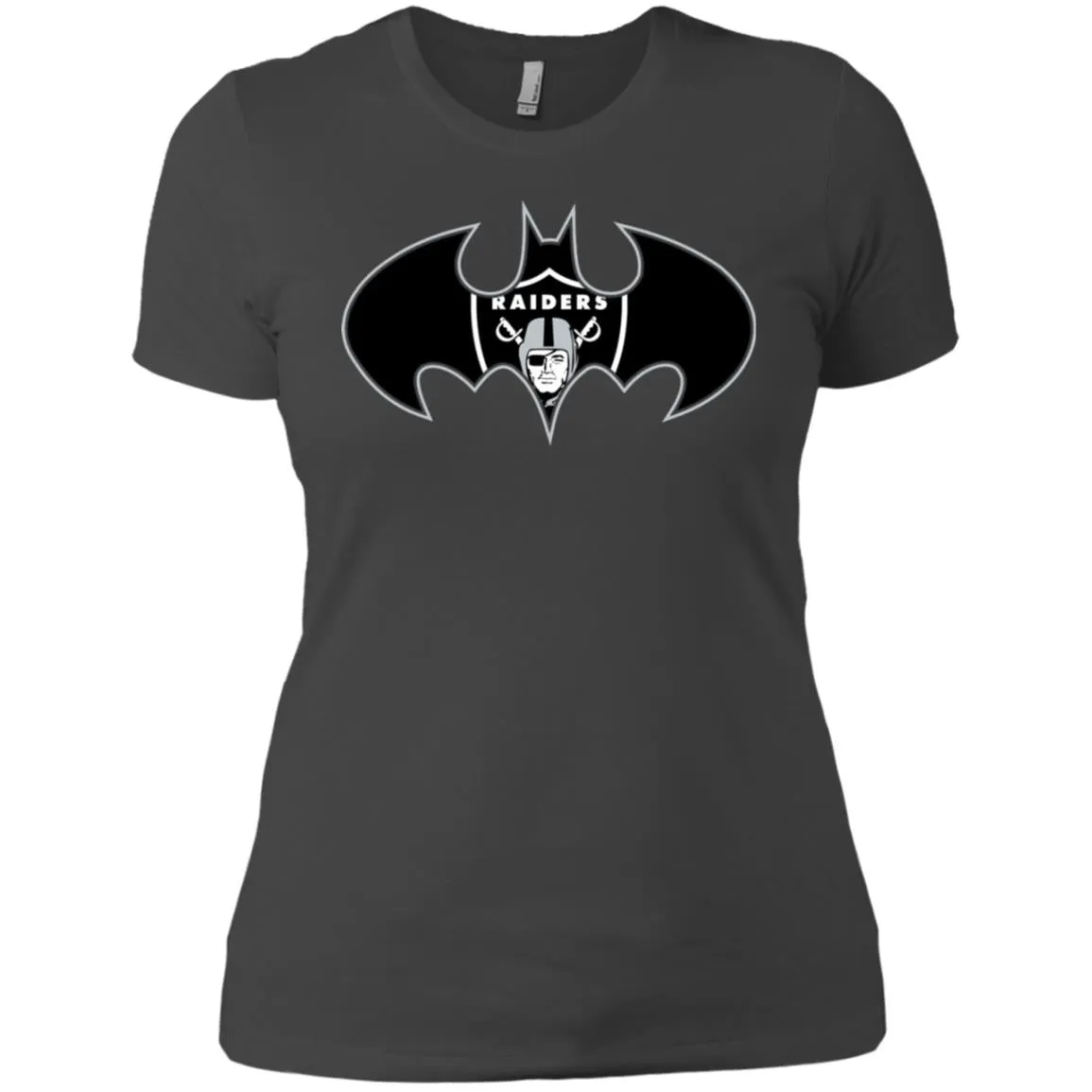 We Are The Oakland Raiders Batman Nfl Mashup Women Cotton T-Shirt