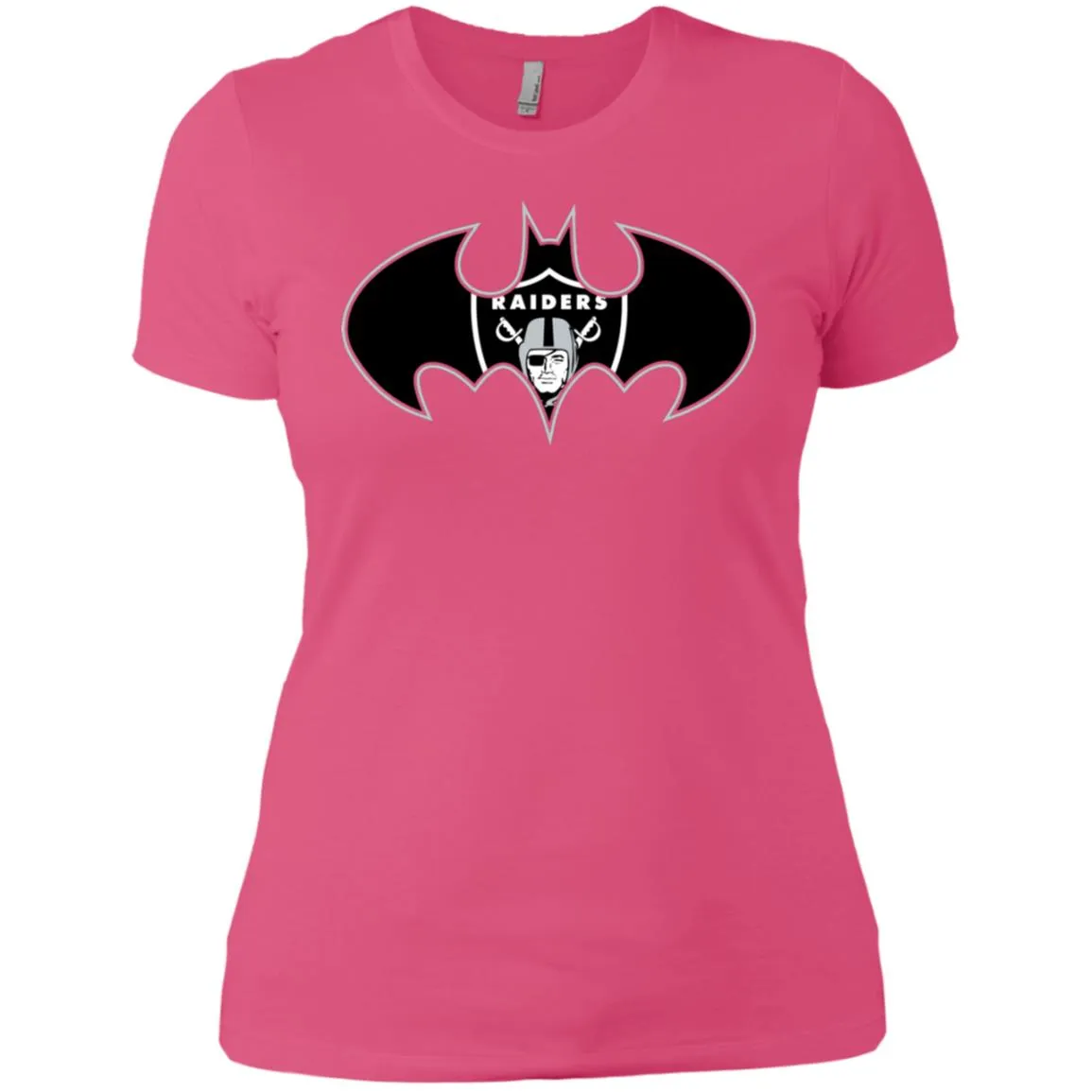 We Are The Oakland Raiders Batman Nfl Mashup Women Cotton T-Shirt