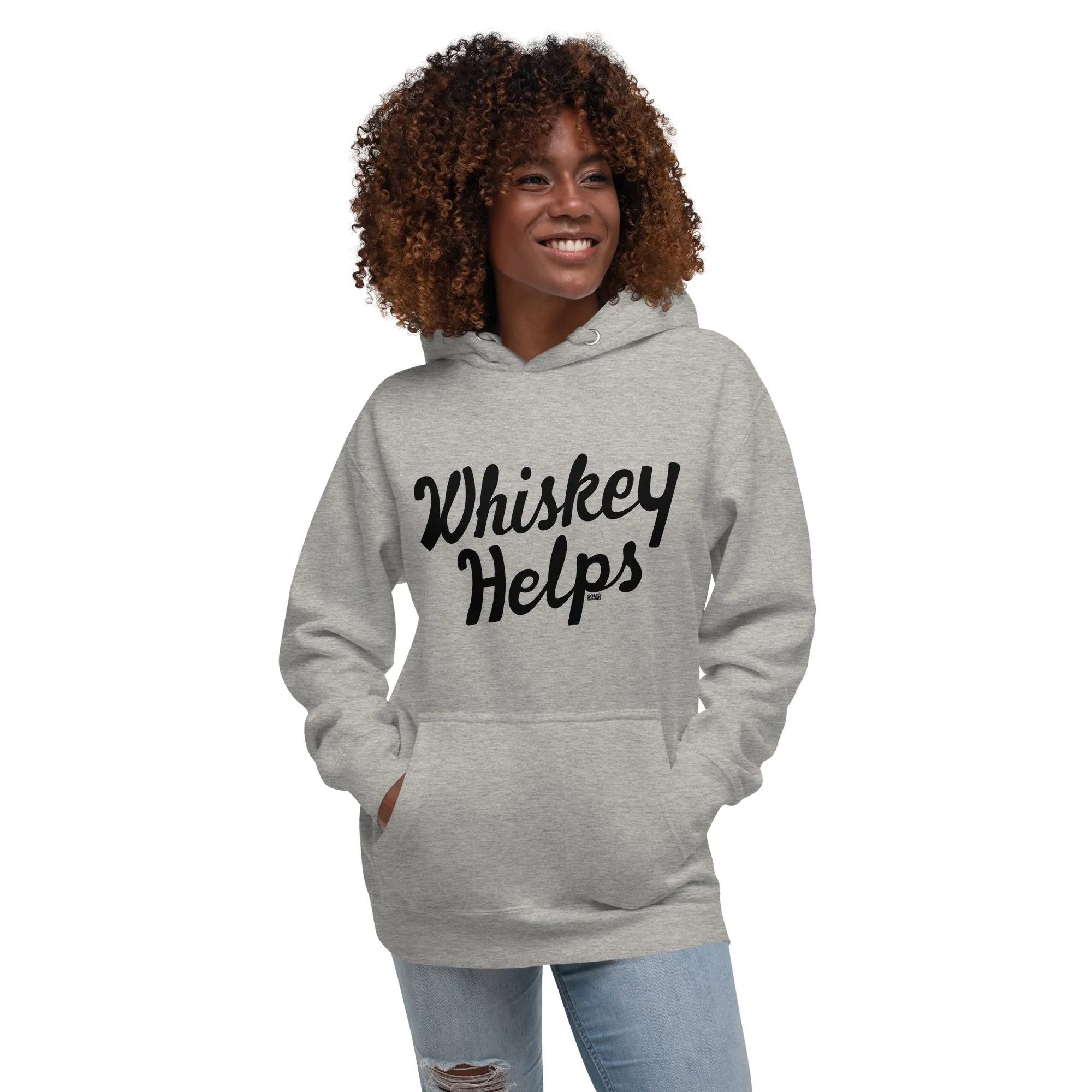 Whiskey Helps Classic Fleece Pullover Hoodie