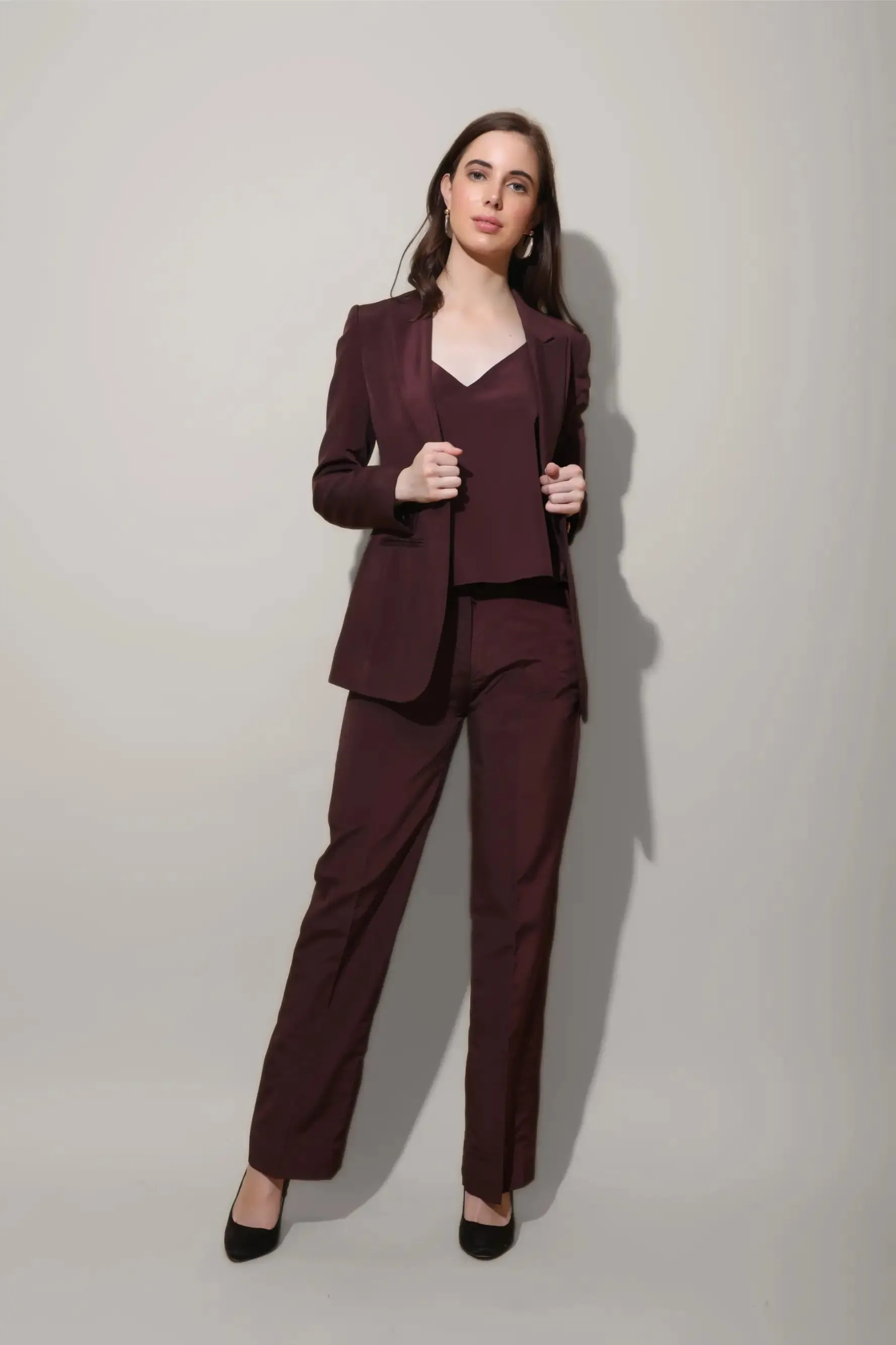 Wine Formal Pants