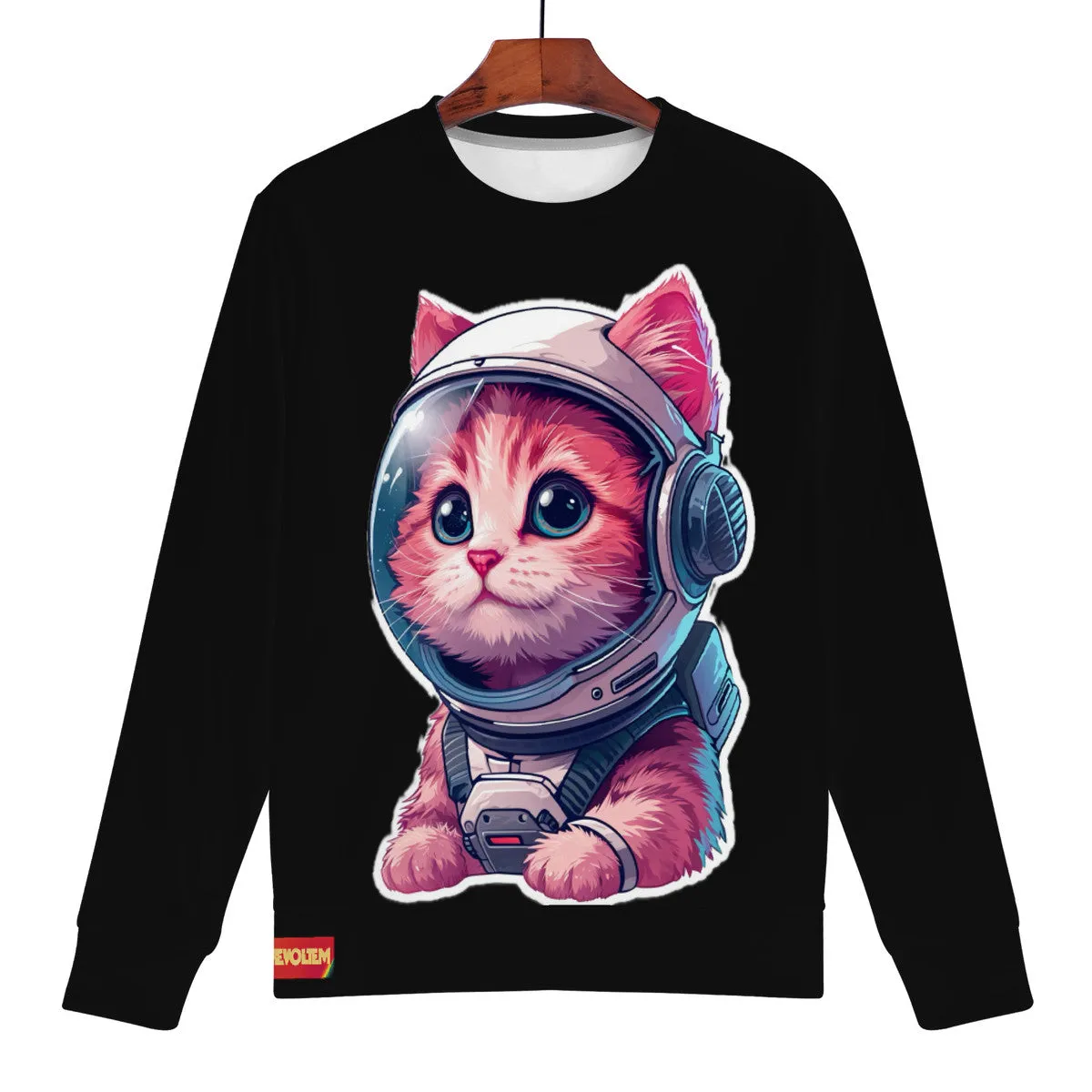 Women's "Space cat 2 "Print Sweater