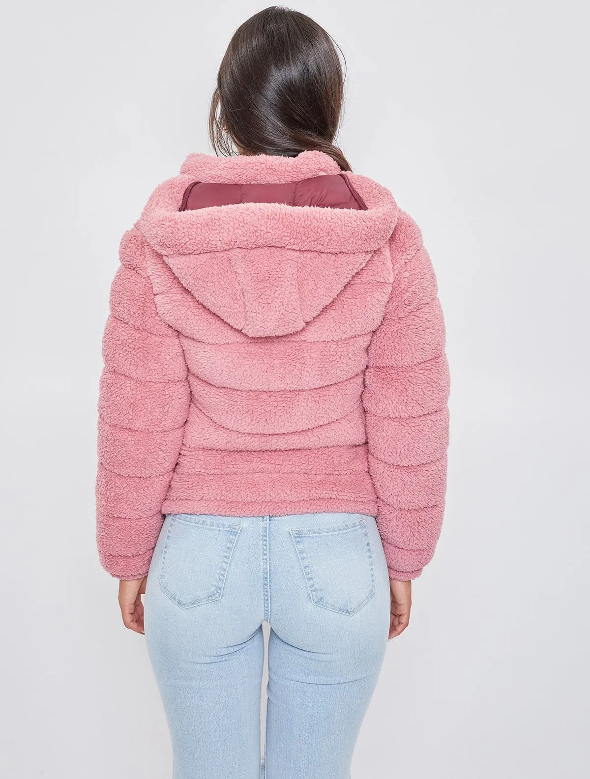 Women's Winter Poodle Fur Reversible Jacket