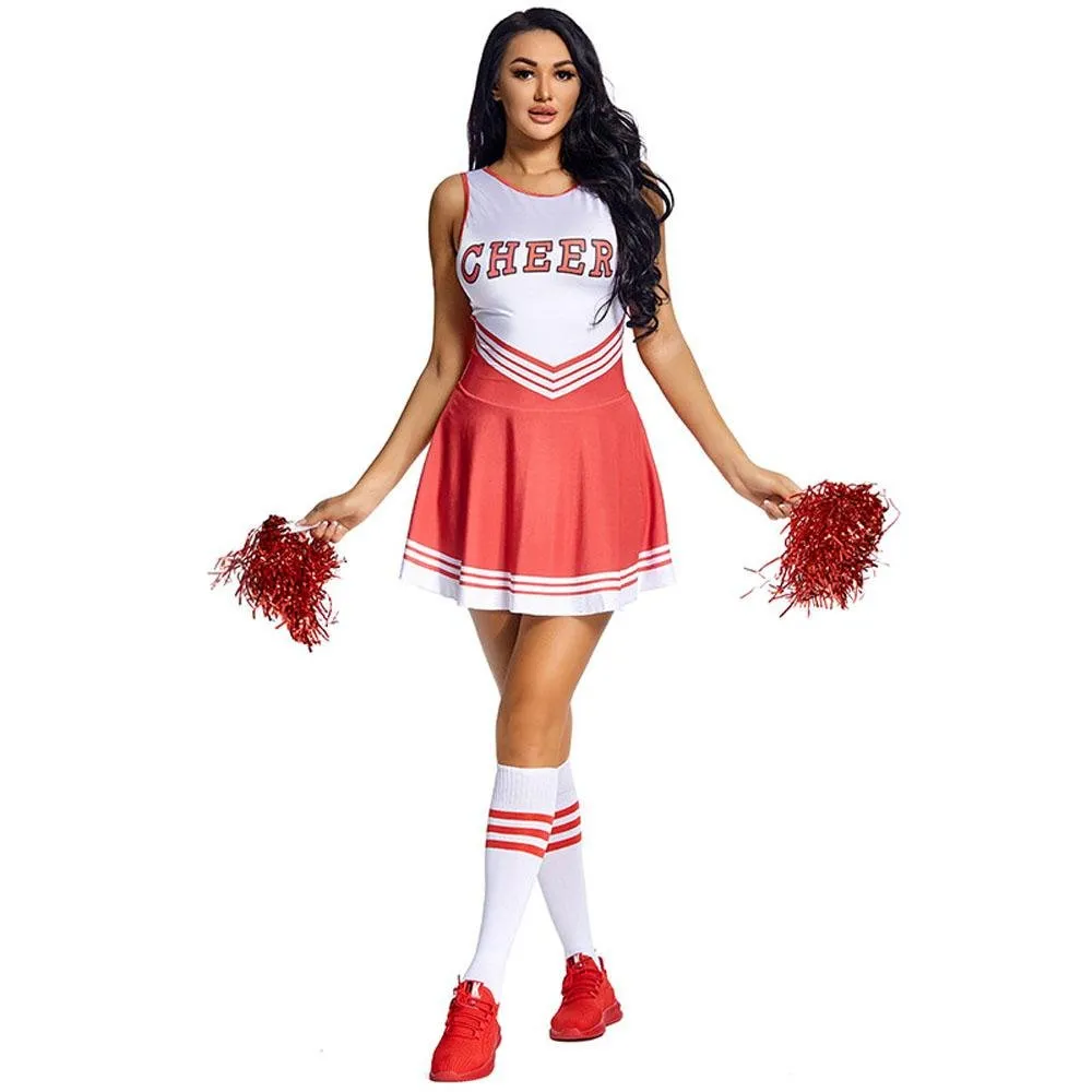 World Cup cheerleaders uniforms Costume football baby with socks