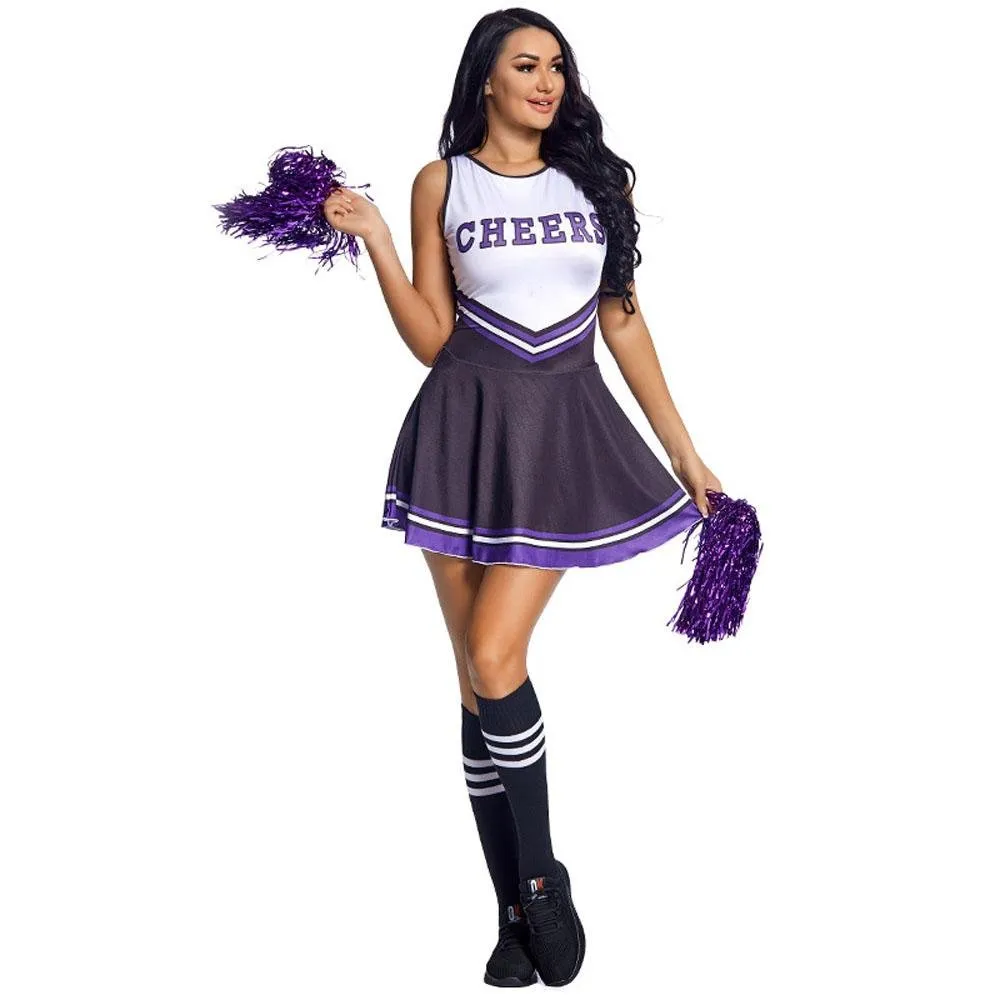 World Cup cheerleaders uniforms Costume football baby with socks