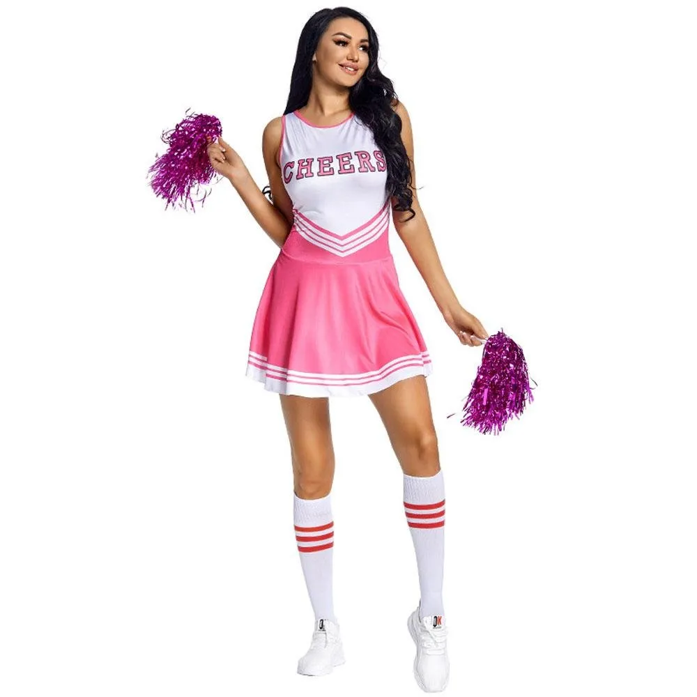 World Cup cheerleaders uniforms Costume football baby with socks