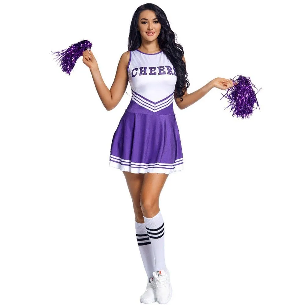 World Cup cheerleaders uniforms Costume football baby with socks